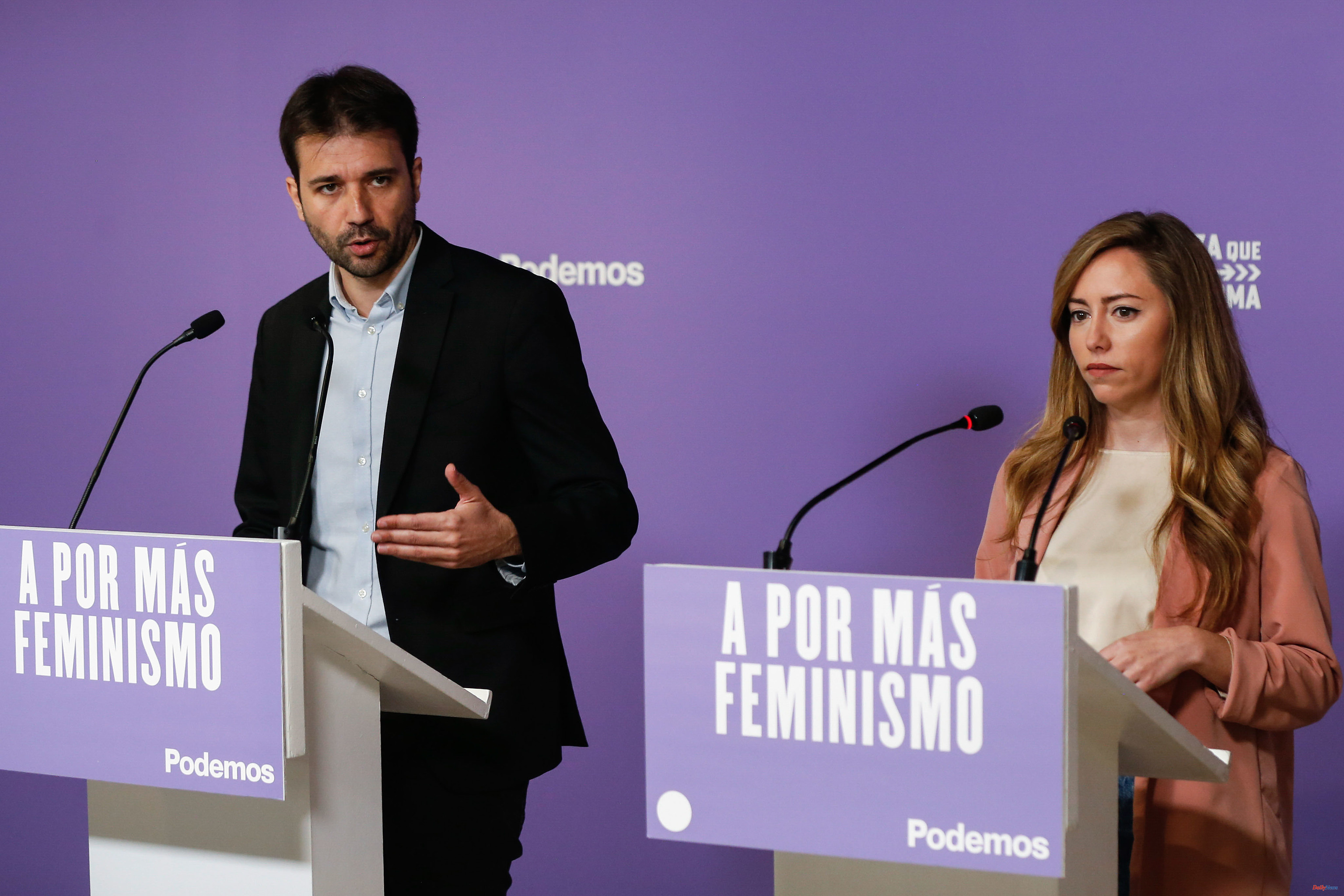 Politics Podemos threatens not to attend the presentation of the candidacy of Yolanda Díaz if they do not reach an agreement beforehand