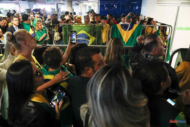 Ex-president Jair Bolsonaro returns to Brazil, three months after his defeat