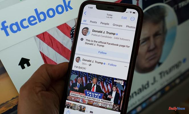 Donald Trump back on Facebook and Youtube