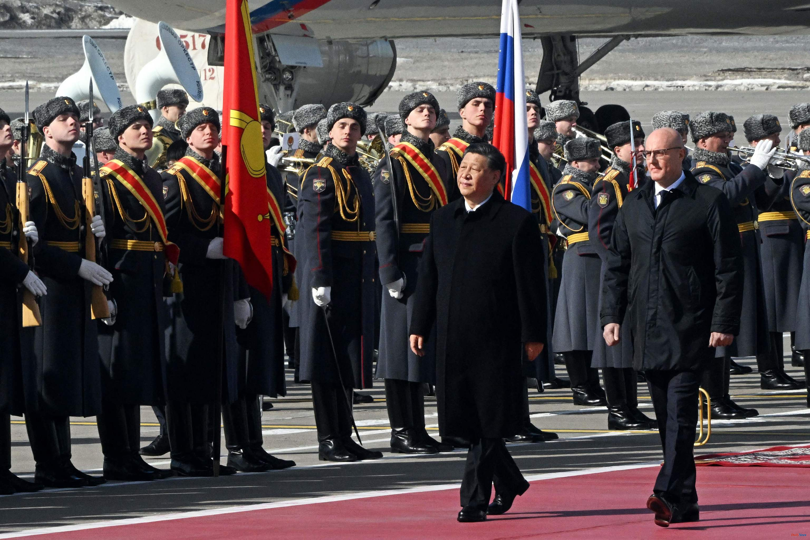 War Xi Jinping arrives in Moscow to meet Putin