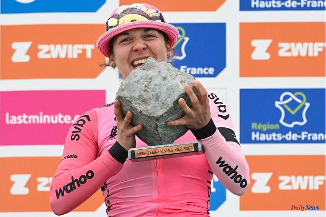 Paris-Roubaix: Canadian Alison Jackson surprise winner, after sprint and suspense