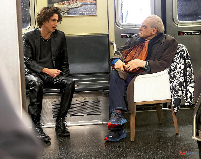 Martin Scorsese and Timothée Chalamet in the metro, maybe that's a detail for you...