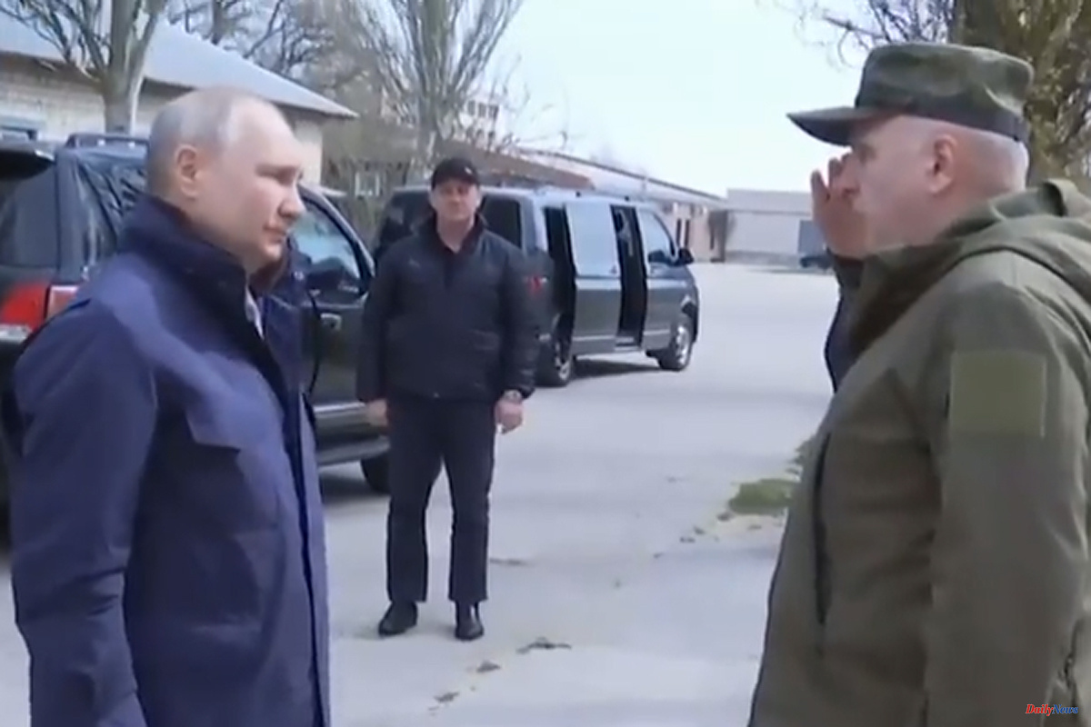 Ukrainian War Putin visits the barracks of the Russian troops for the first time in the invaded territories of Ukraine on the fronts of Jerson and Lugansk