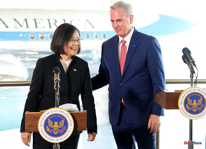 In California, Taiwan president thanks US for 'unwavering' support