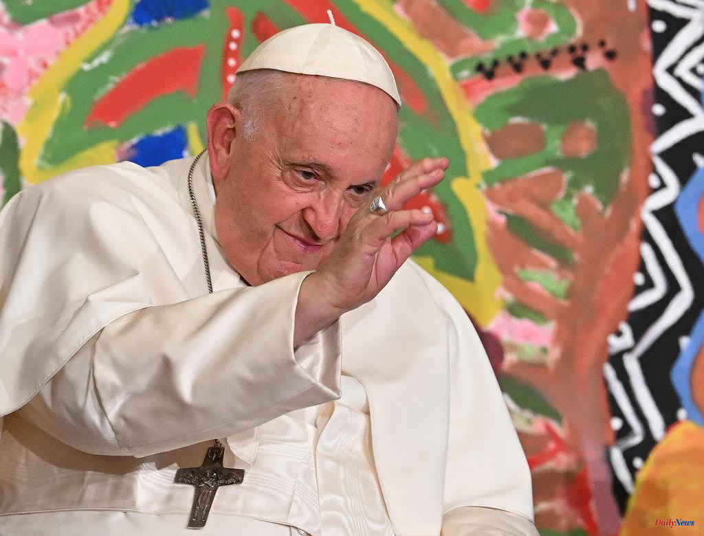 Holy See Pope Francis cancels his day program due to a fever