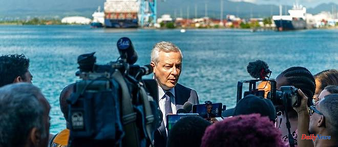 In Guadeloupe, Bruno Le Maire supports the extension of the port and castigates the decline