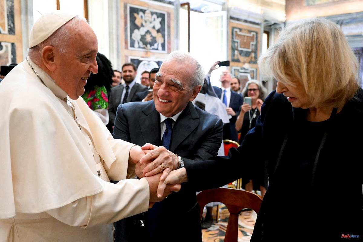 International Pope Francis returns to activity and meets with Martin Scorsese