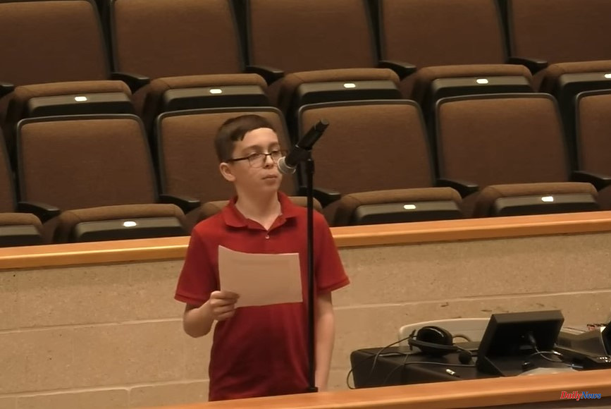 A 12-year-old boy is expelled from class for wearing a T-shirt that said "there are only two genders"