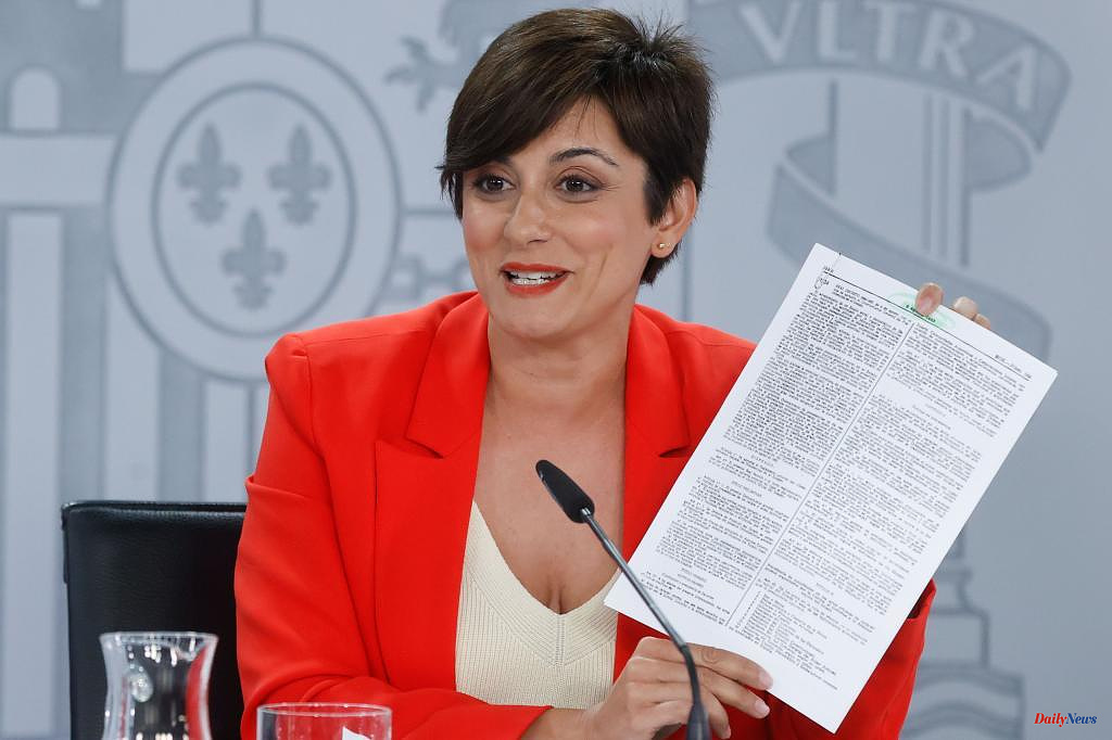Politics The Electoral Board opens a file on Isabel Rodríguez for the electoral use of the Moncloa press room