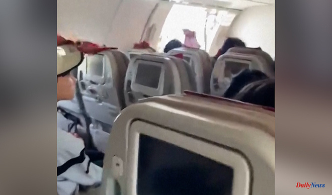 South Korea Nine people hospitalized after a passenger opened the emergency door of a plane in mid-flight