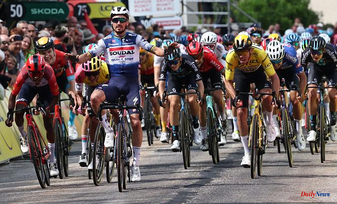Cycling: Julian Alaphilippe wins the second stage of the Critérium du Dauphiné in a sprint