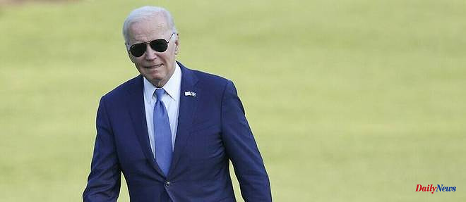 After a fall during a military ceremony, Joe Biden "does well"