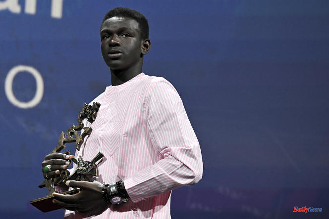 Senegalese actor Seydou Sarr, unexpected star of the Venice Film Festival