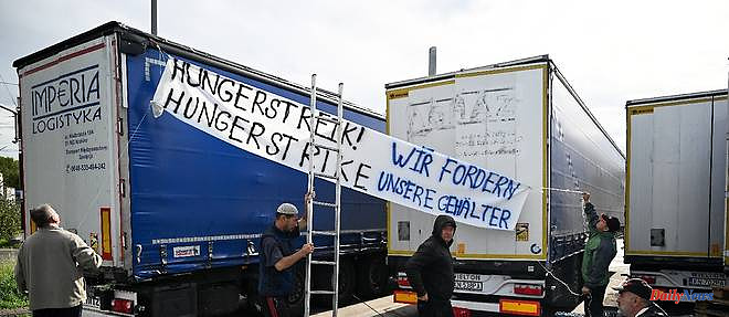 Eastern truckers on strike for ten weeks in Germany