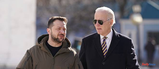 In the campaign, Joe Biden praises his “quiet strength” and his visit to Ukraine