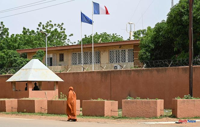 The French ambassador to Niger, Sylvain Itté, left Niamey