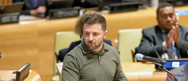 At the UN, Zelensky charges Moscow, which he accuses of “genocide”