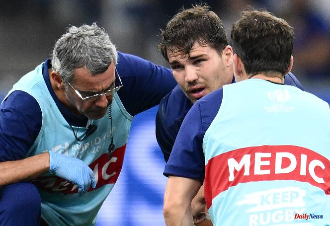 Rugby: suspected jaw injury for the captain of the XV of France, Antoine Dupont