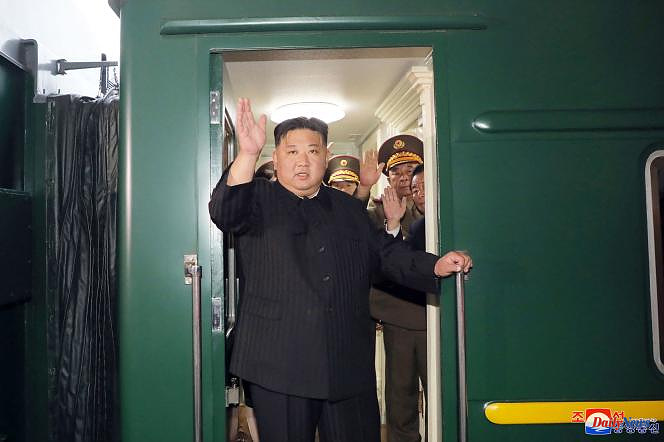 Kim Jong-un is on a train to Vladivostok, where he is to meet Vladimir Putin