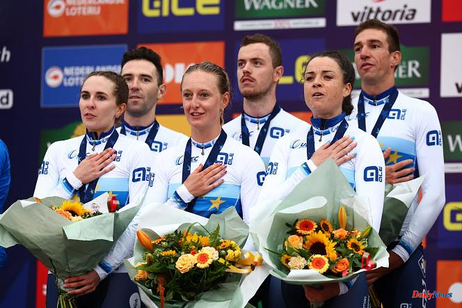 Cycling: France crowned European champion in the mixed relay time trial