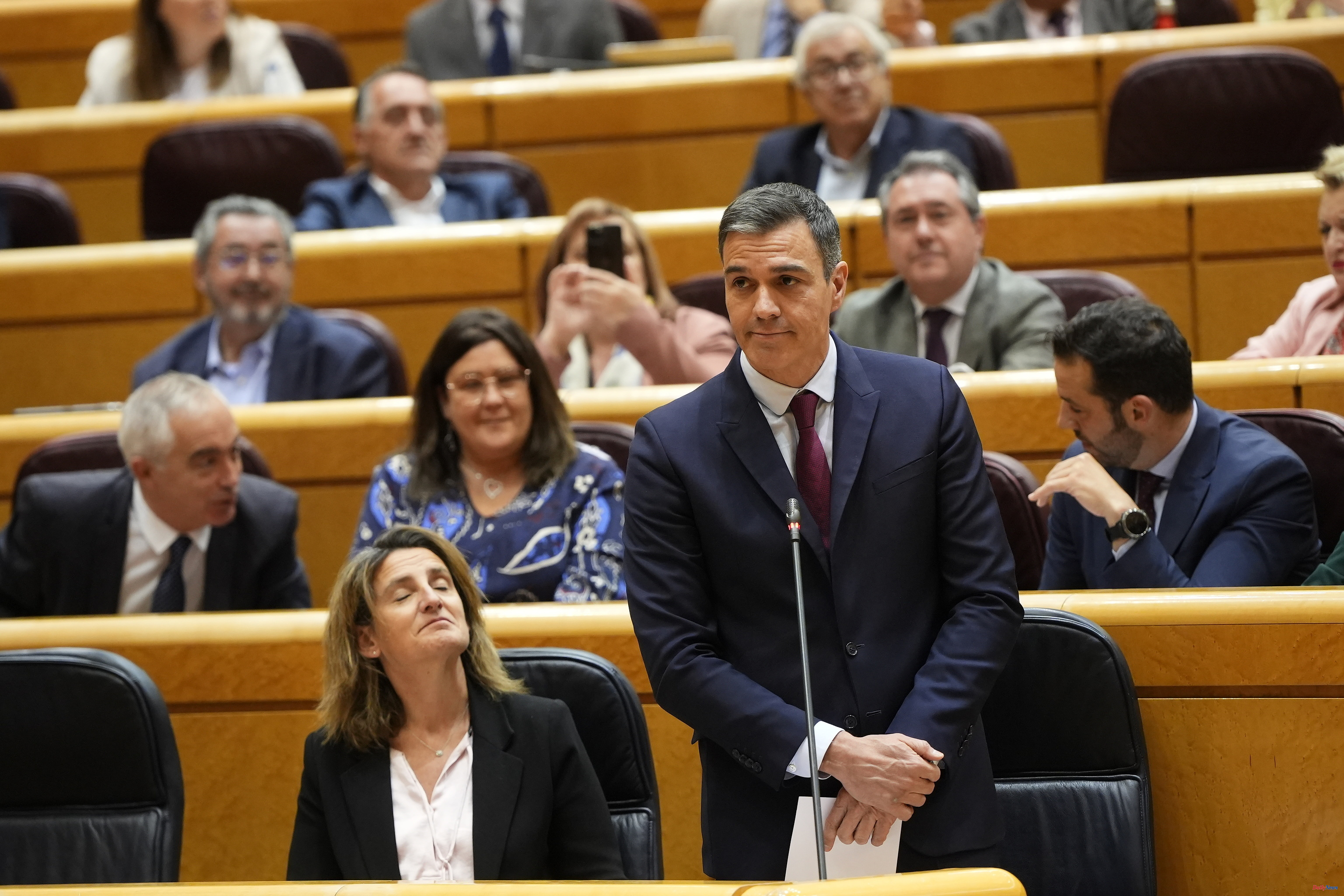 politics The Senate disapproves of Pedro Sánchez's "opaque negotiations" with those who "want to blow up the State"