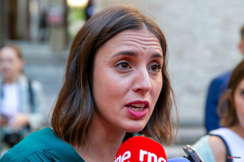 Execution of the sentence The Supreme Court gives Irene Montero 20 days to delete the tweet in which she called María Sevilla's ex-husband an abuser
