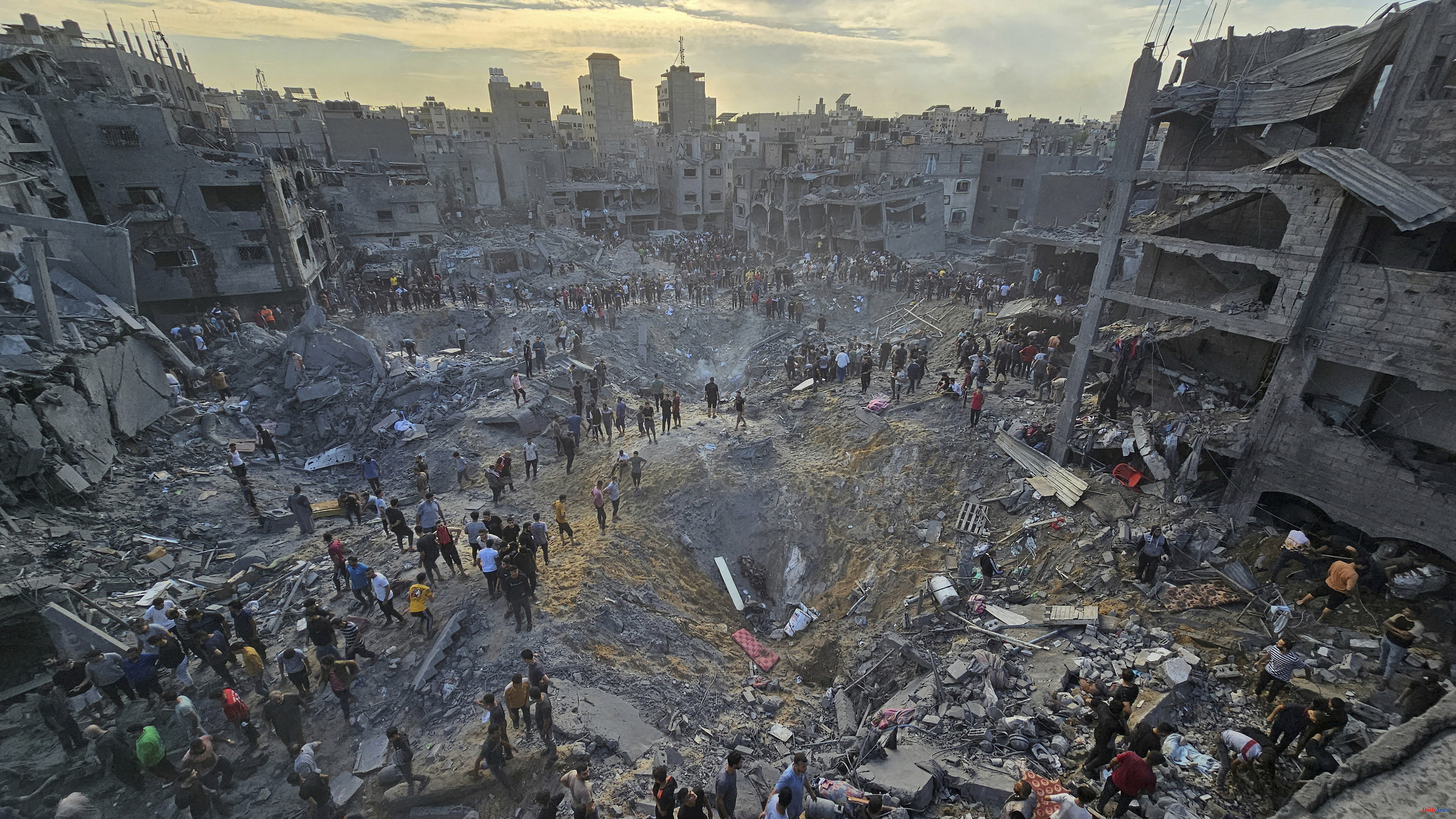 Israel-Gaza War At least 50 dead in an Israeli bombing of the Jabalia refugee camp in Gaza
