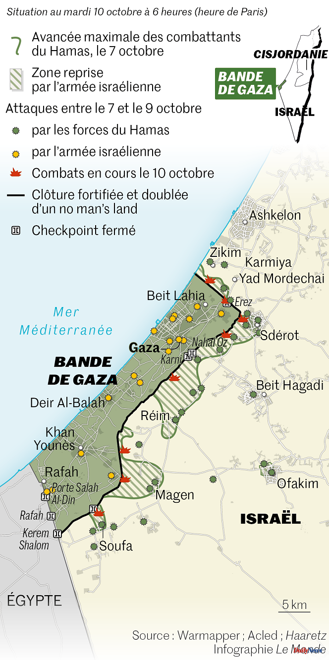 Israel-Gaza War: our map to understand the situation around the Gaza Strip