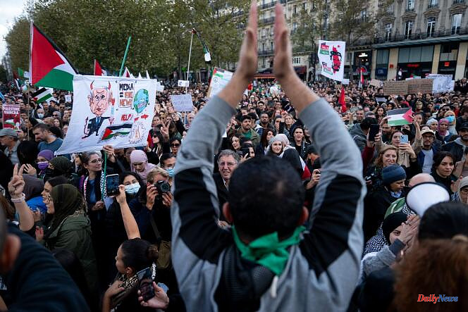 In Paris, a pro-Palestinian crowd gathers “for peace”