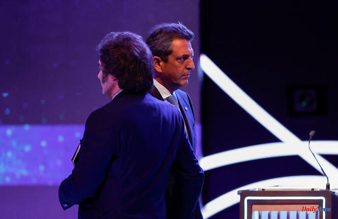 Argentina: Economy Minister Sergio Massa and ultra-liberal Javier Milei in the second round of the presidential election