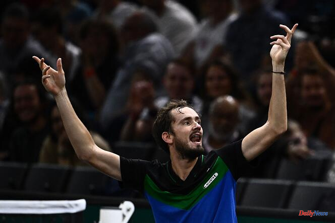 Paris-Bercy Masters 1000: Russian Daniil Medvedev, eliminated from the start, after a tense match