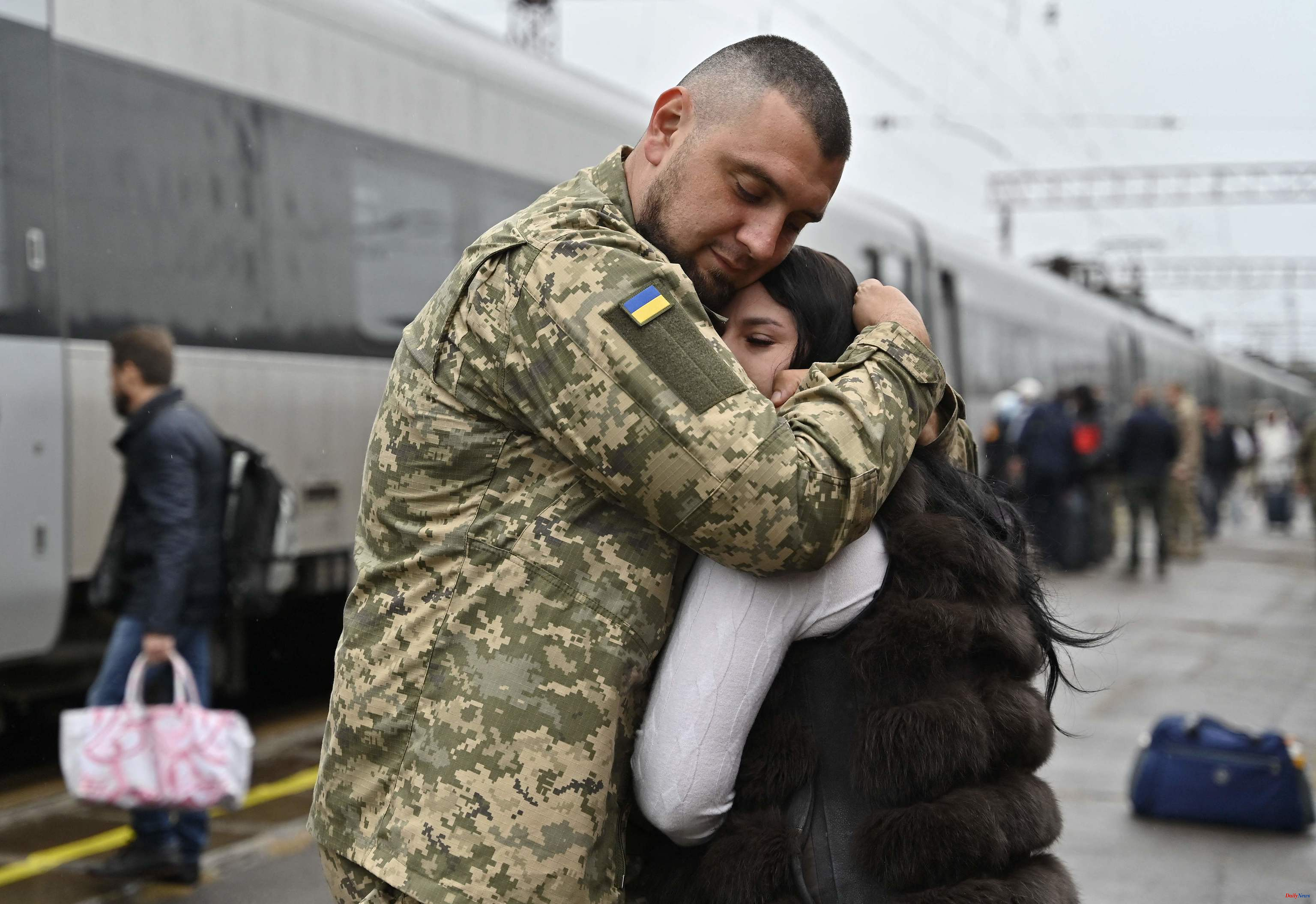 WAR IN UKRAINE The platform of tears near the front
