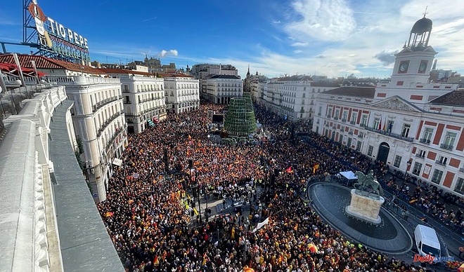 Spain Hundreds of thousands of people demonstrate throughout Spain against the amnesty: "We will not remain silent until we vote again. Why are you afraid of the polls?"