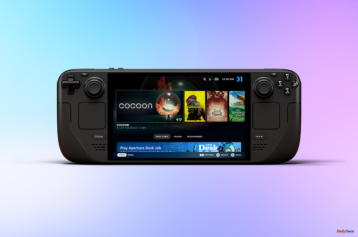 Technology Valve announces a new version of its portable console, Steam Deck OLED, with more battery and storage