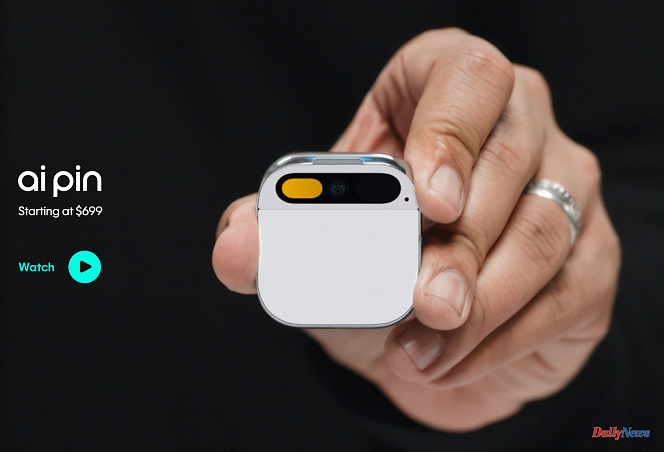 AI Pin, the voice-activated badge supposed to compete with the smartphone