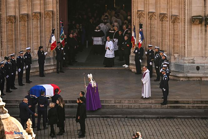 Gérard Collomb hailed as a “statesman” by Emmanuel Macron during his funeral in Lyon
