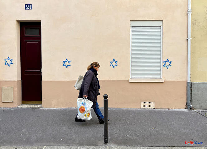Stars of David tagged in Ile-de-France: a Moldovan couple arrested and placed in detention