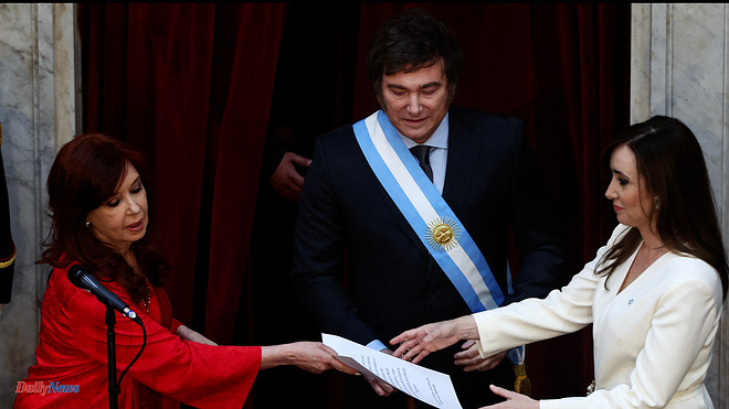 Argentina Javier Milei announces a very severe adjustment in his inauguration as president of Argentina: "There is no money"
