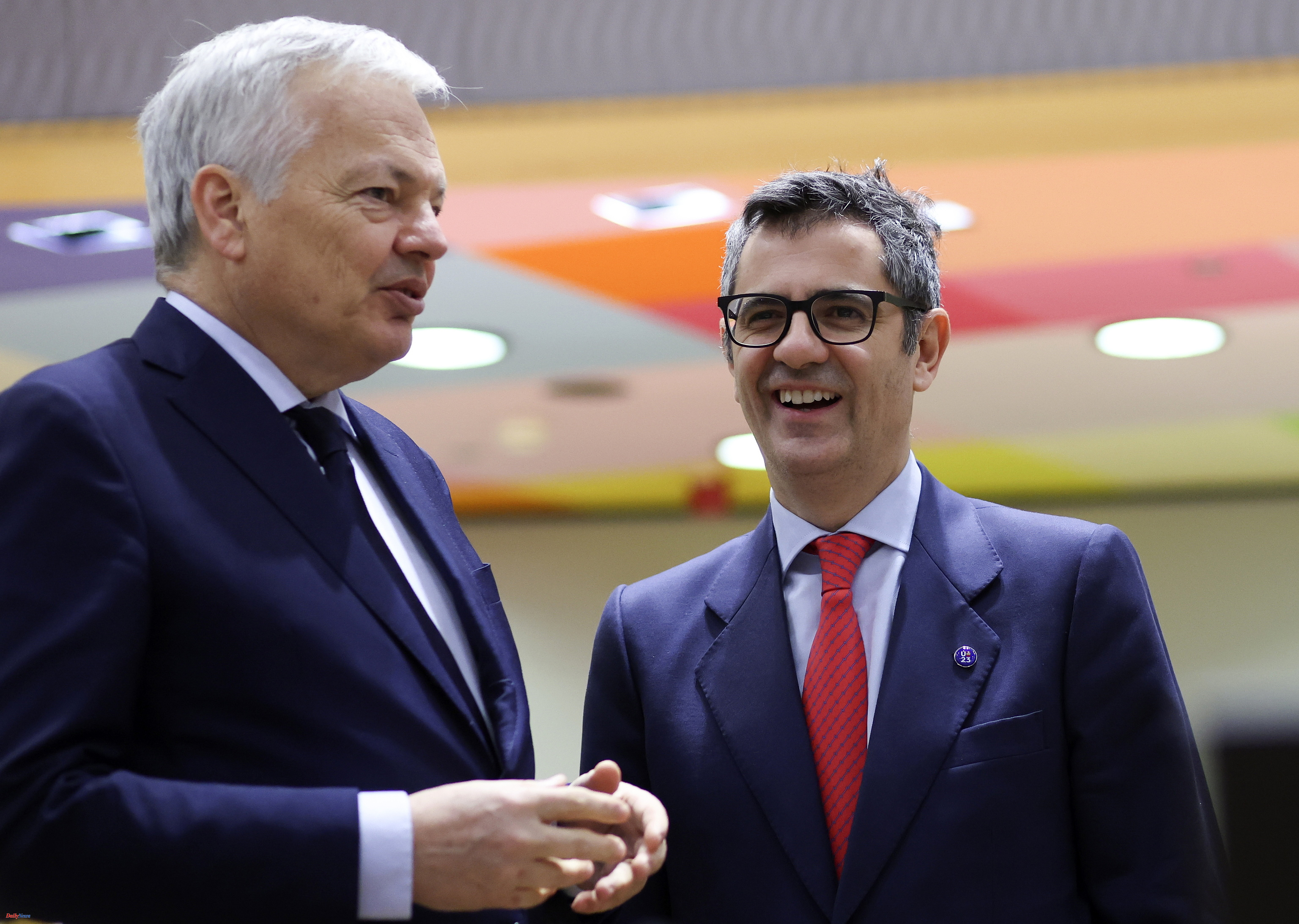 UE Reynders is happy about the "constructive dialogue" with Bolaños but reiterates that they will have questions until the final approval of the Amnesty Law