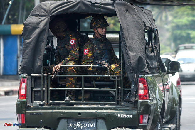 In Burma, hundreds of regular army soldiers flee to India in the face of advancing rebel forces