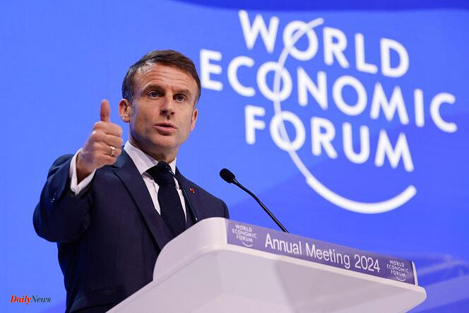 In Davos, Emmanuel Macron calls on Europe to arm itself in 2024 in the face of the “acceleration” of the world