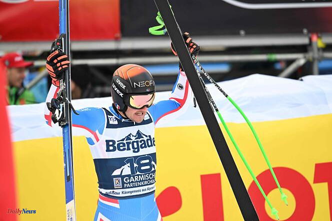 Skiing: Nils Allègre creates a surprise by winning the Garmisch-Partenkirchen Super-G