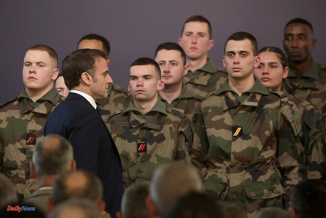 In front of the armies, Emmanuel Macron asks manufacturers to “gain in speed, volume and innovation”