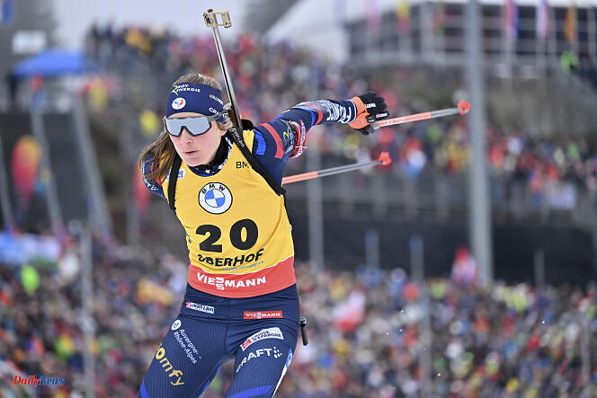 Biathlon: Justine Braisaz-Bouchet wins a fourth World Cup event in a row