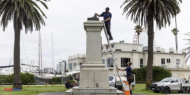 In Australia, statues of colonial history damaged before National Day