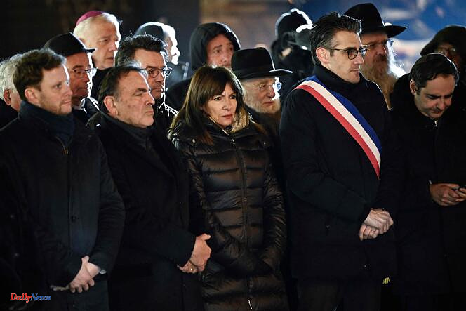 A ceremony pays tribute to the victims of the Hyper Cacher attack, nine years after the attack