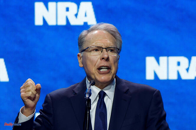 The head of the National Rifle Association, the gun lobby, announced his resignation before his trial scheduled for Monday