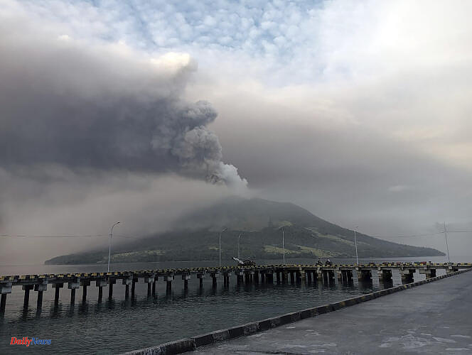 Thousands of residents evacuated in Indonesia due to erupting volcano and risk of tsunami