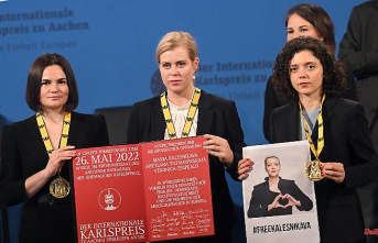 Belarus activists honored: Charlemagne Prize for "Bravest Women in Europe"