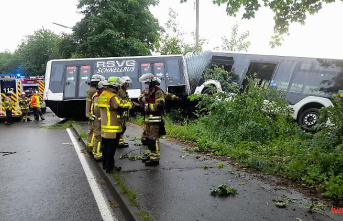 North Rhine-Westphalia: bus crashes into a tree: several injured